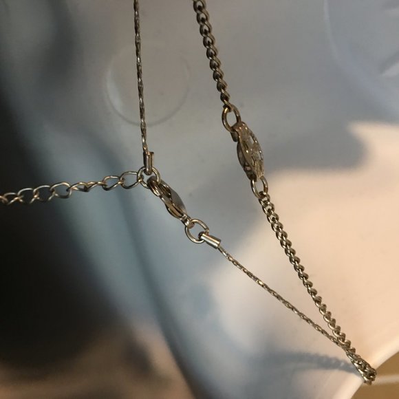 (2) Timeless Vintage Faux Pearl and Diamond Heirloom Necklaces, So Pretty! - Picture 6 of 7